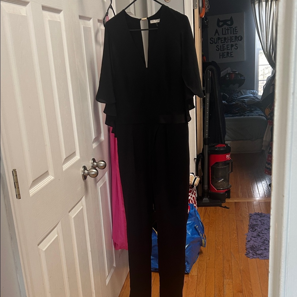 Halston Heritage Black Jumpsuit - Picture 2 of 4